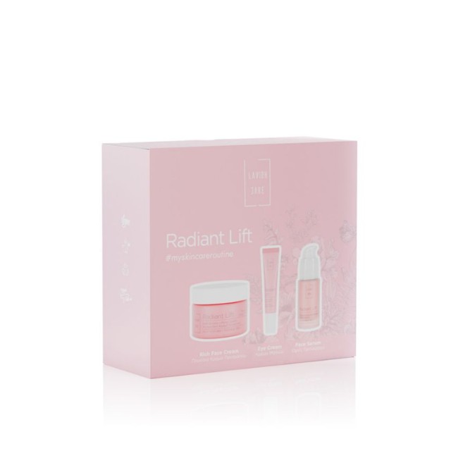 Lavish Care Radiant Lift Πακέτο Anti-Wrinkle Cream Rich 50ml & Eye Cream 15ml & Lifting Serum 30ml