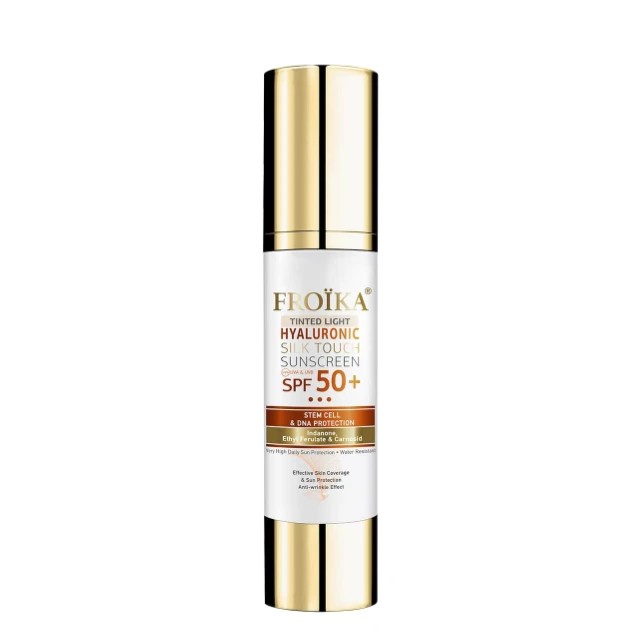 Froika Hyaluronic SilkTouch Sunscreen SPF50+ Tinted Light Αντηλιακή Κρέμα Προσώπου 40ml