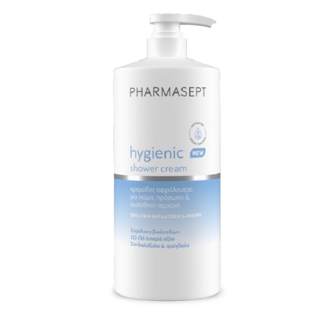 Pharmasept Hygienic Shower Cream Κρεμώδες Αφρόλουτρο Για Ενυδάτωση, 1000ml
