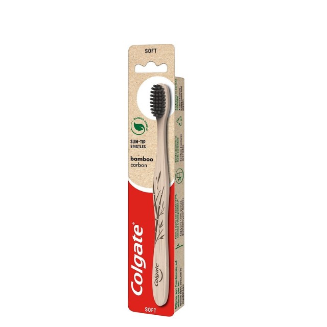 Colgate Bamboo Carbon Soft Μαλακή Οδοντόβουρτσα 1τμχ