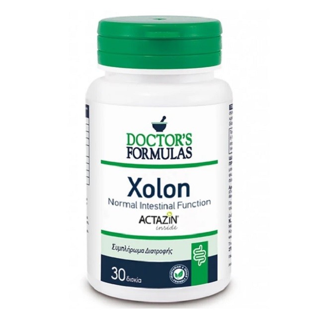Doctors Formulas Xolon Συμπλήρωμα Διατροφής Για Τη Φυσιολογική Λειτουργία Του Εντέρου, 30 Κάψουλες