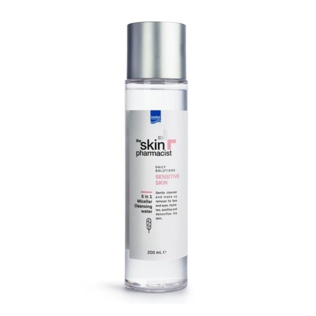 Intermed The Skin Pharmacist Sensitive Skin 5 in 1 Micellar Cleansing Water Απαλό Νερό Καθαρισμού Για Πρόσωπο & Μάτια, 200ml