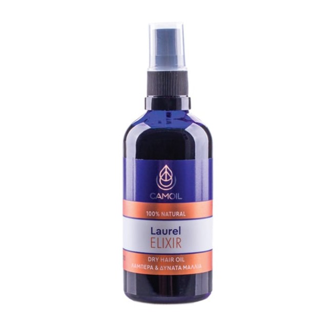 Camoil Natural Laurel Elixir Dry Hair Oil για Λαμπερά & Δυνατά Μαλλιά 100ml