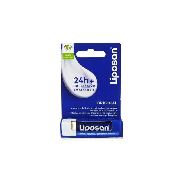 Liposan Original Περιποιητικό Balm Xειλιών για 24h+ Ενυδάτωση 4.8g
