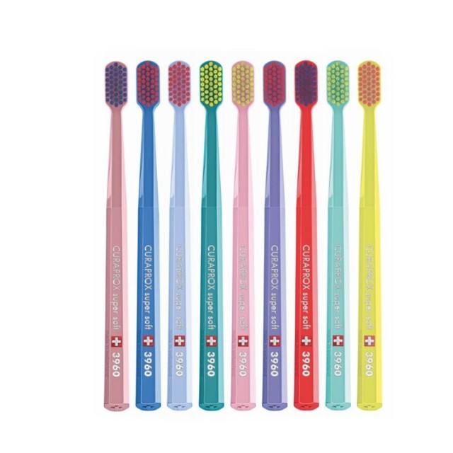 Curaprox CS 3960 Super Soft Οδοντόβουρτσα σε Διάφορα Χρώματα 1τμχ
