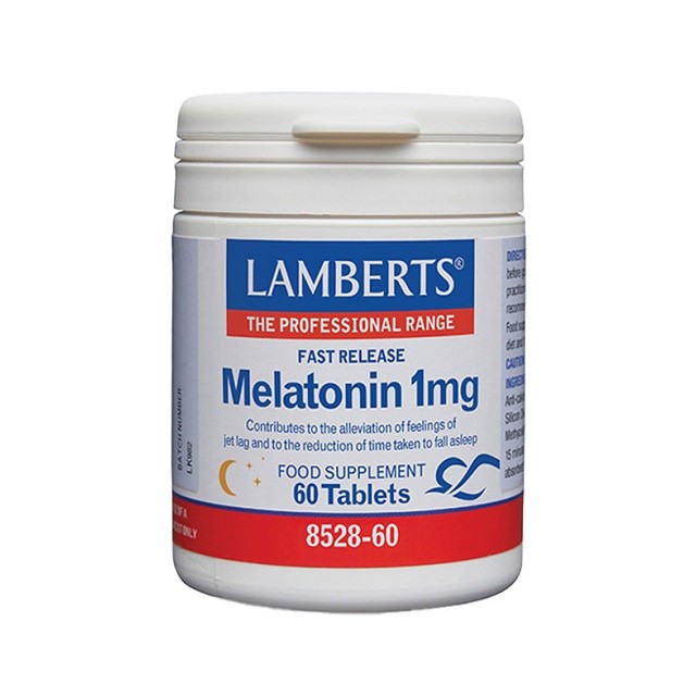 Lamberts Melatonin 1mg Συμπλήρωμα Διατροφής Μελατονίνης Για Τον Ύπνο, 60 Ταμπλέτες (8528-60)
