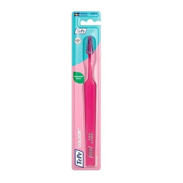 TePe Colour Soft Select Pink Blister Μαλακή Οδοντόβουρτσα Σε Φούξια Χρώμα, 1 Τεμάχιο
