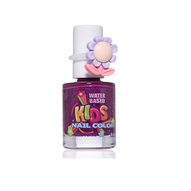 Monoard Water Based Kids Nail Color Σκούρο Μωβ Μανό για Παιδιά 9ml