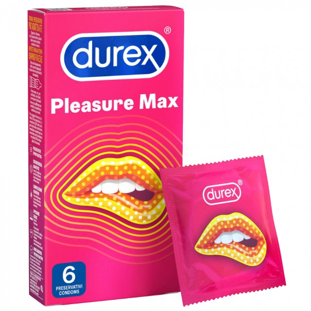 DUREX Προφυλακτικά Pleasuremax 6τμχ