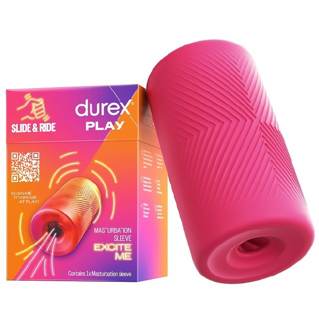 Durex Play Masturbation Sleeve Ελαστικό & Ανάγλυφο Μανίκι Αυνανισμού, 1τμχ