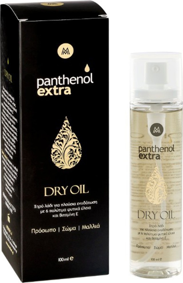 MEDISEI Panthenol Extra Dry Oil Ξηρό Λάδι Για Πλούσια Ενυδάτωση Σε Πρόσωπο, Σώμα & Μαλλιά, 100ml
