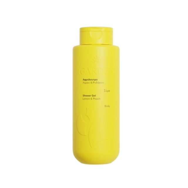 Garden Shower Gel Lemon & Peach Αφρόλουτρο με Λεμόνι & Ροδάκινο 400ml