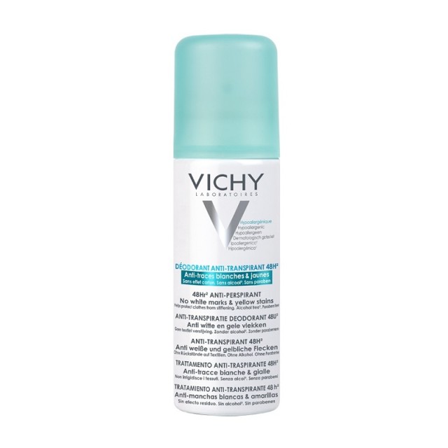 Vichy Deodorant 48ωρη Αποσμητική Φροντίδα- Έντονη Εφίδρωση - Aerosol 125ml