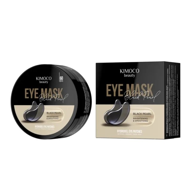 Kimoco Beauty Eye Patches Black Pearl για Λάμψη & Λείανση 60τμχ