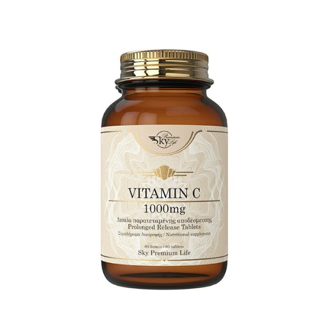 Sky Premium Life Vitamin C 1000mg Βιταμίνη C 60 ταμπλέτες