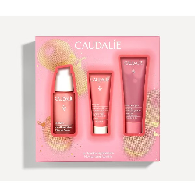 Caudalie Moisturizing Routine Πακέτο Hyaluronic Serum 30ml & Moisturizing Mask 15ml & Shower Gel 50ml