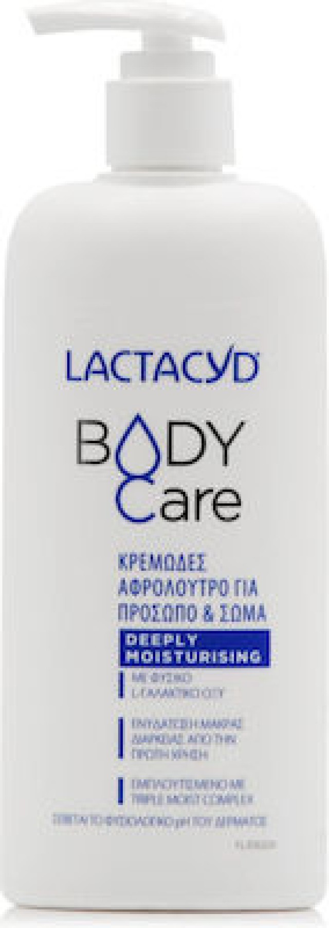 LACTACYD Body Care Deeply Moisturising Ενυδατικό Αφρόλουτρο Για Πρόσωπο & Σώμα, 300ml