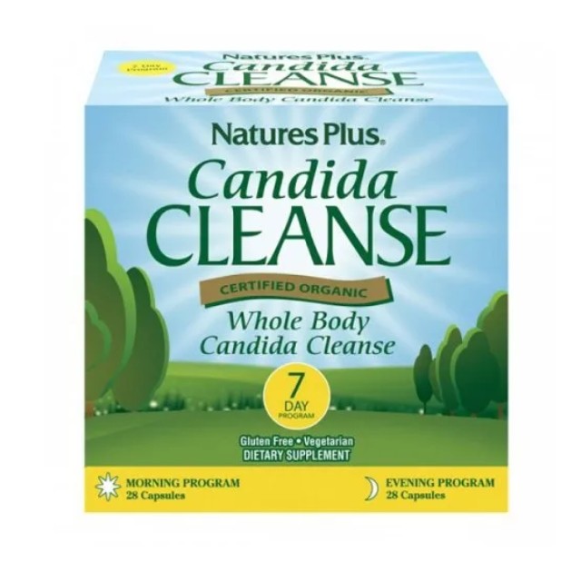 Natures Plus Whole Body Candida Cleanse 7 Day & Night Program 2x28 56 Κάψουλες