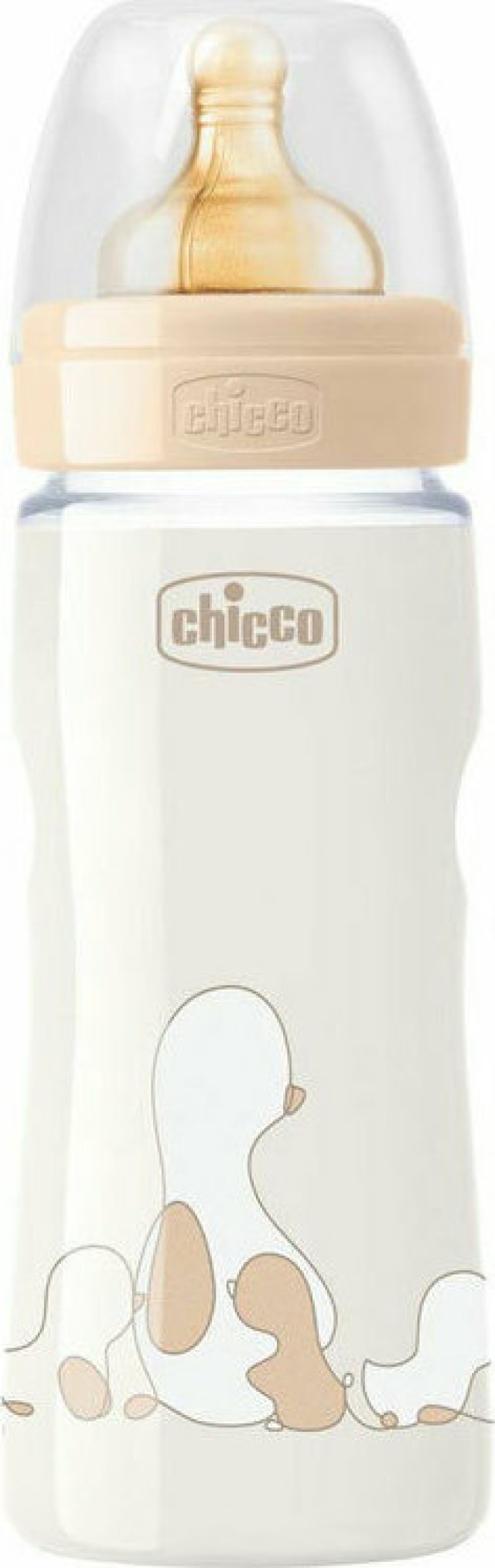 CHICCO Μπιμπερό Πλαστικό Original Touch Με Θηλή Καουτσούκ 4+ Κατά Των Κολικών Unisex (027634 300), 330ml
