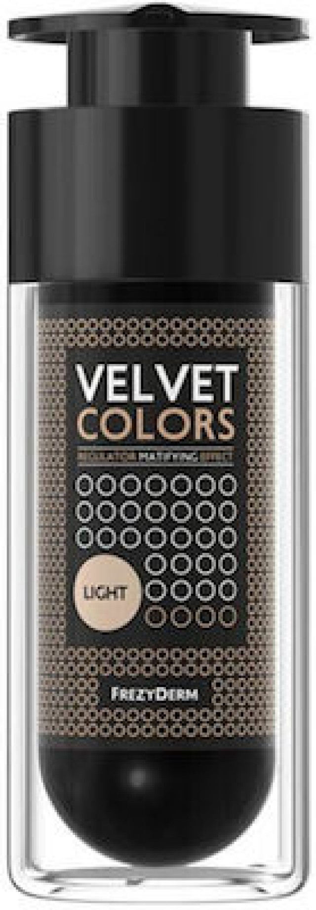 FREZYDERM Velvet Colors Light Make Up Με Ματ Αποτέλεσμα & Βελούδινη Υφή Σε Απαλή Απόχρωση, 30ml