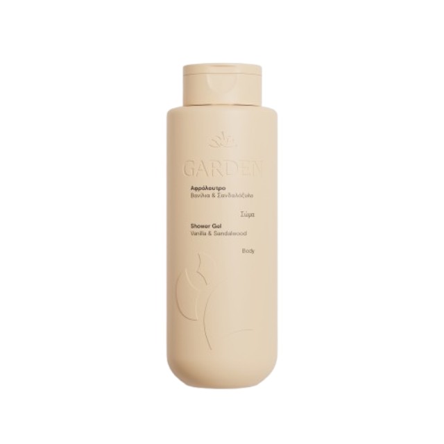 Garden Shower Gel Vanilla & Sandalwood Αφρόλουτρο με Βανίλια & Σανδαλόξυλο 400ml