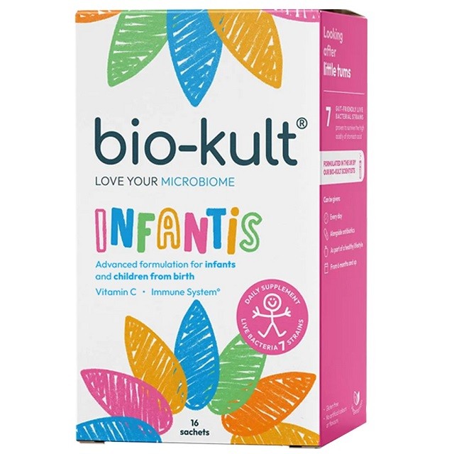 Bio-Kult Infantis Συμπλήρωμα Διατροφής Για Την Καλύτερη Λειτουργία Του Ανοσοποιητικού Των Βρεφών, 16 Φακελίσκοι