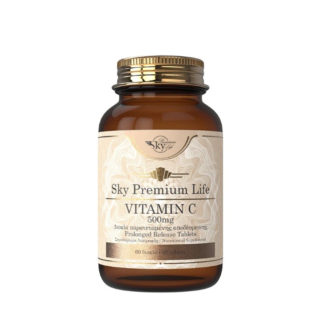 Sky Premium Life Vitamin C 500mg 60 Ταμπλέτες
