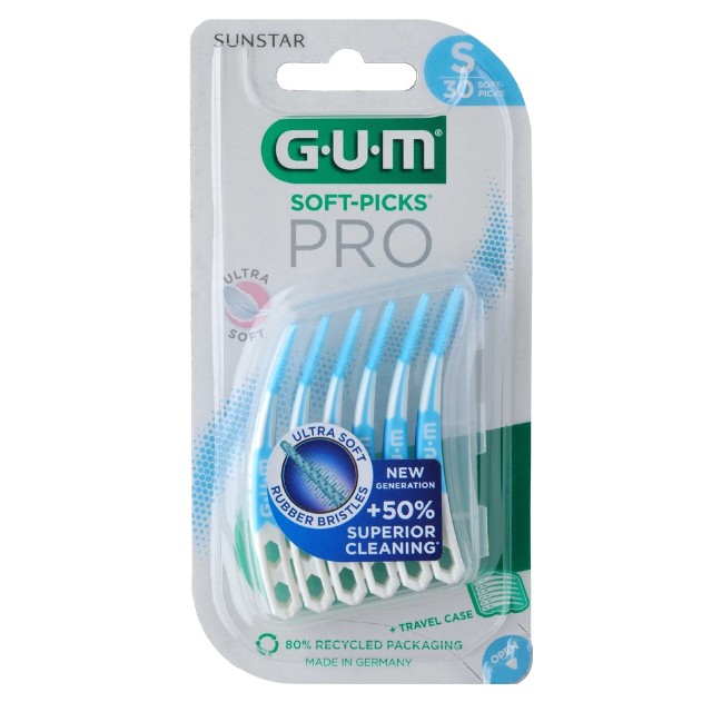 Gum Soft Picks Pro Small (689) Μαλακά Μεσοδόντια Βουρτσάκια 30τμχ