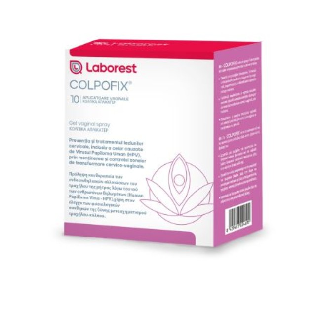 Laborest Colpofix Spray Κολπικό Τζελ σε Μορφή Σπρέι 10x20ml