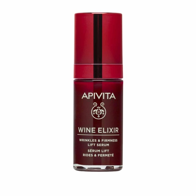 APIVITA Wine Elixir Wrinkle & Firmness Lift Serum Αντιρυτιδικός Ορός για Σύσφιξη & Lifting, 30ml