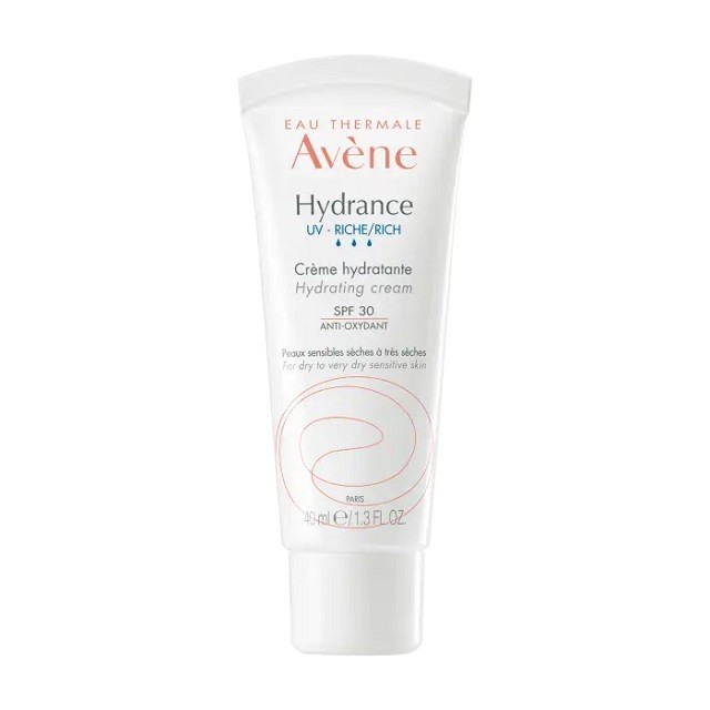 AVENE Hydrance UV Riche Cream SPF30 Ενυδατική Κρέμα Πλούσιας Υφής 40ml