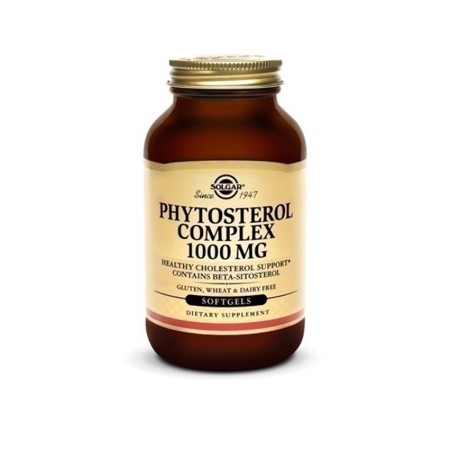 Solgar Phytosterol Complex, Συμπλήρωμα Διατροφής, 100 Μαλακές Κάψουλες
