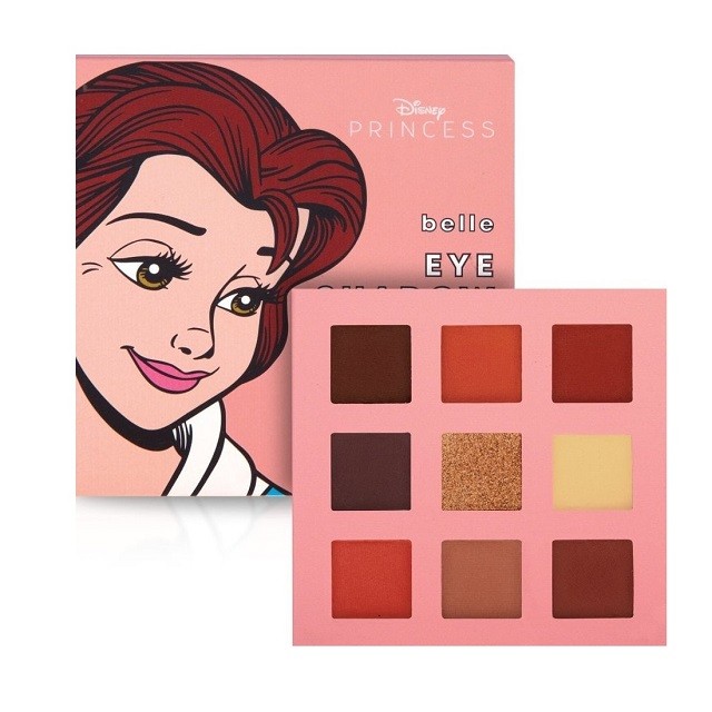 Mad Beauty Disney Mini Eyeshadow Palette Belle Παλέτα Σκιών, 9χ1,1gr