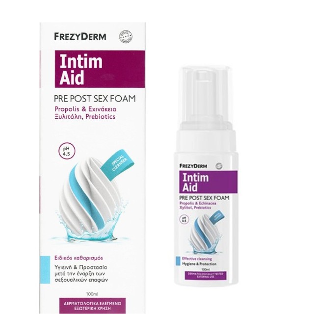 Frezyderm Intim Aid Pre Post Sex Foam pH 4.5 Αφρός Καθαρισμού 100ml