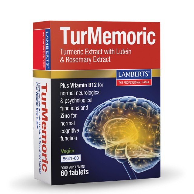 Lamberts TurMemoric Εκχύλισμα Ρίζας Κουρκουμά 60 ταμπλέτες 8541-60