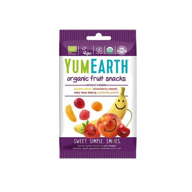 YumΕarth Fruit Snacks Ζελεδάκια Φρούτων 50gr