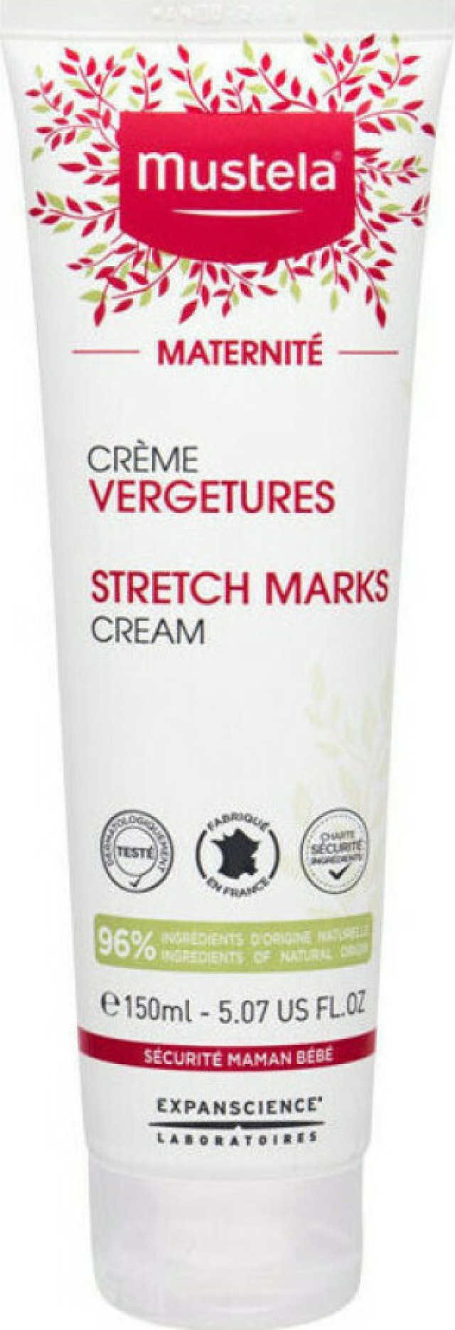 Mustela Maternite Stretch Marks Cream 3 In 1, Κρέμα Κρέμα Πρόληψης & Αντιμετώπισης Ραγάδων, κατάλληλη χρήση κατά την Διάρκεια της Εγκυμοσύνης & μετά τον Τοκετό, 150ml