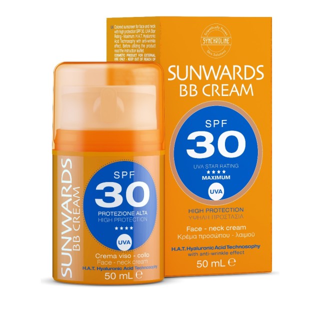 Synchroline Sunwards BB Cream SPF30 Αντηλιακή Κρέμα Προσώπου/Λαιμού με Χρώμα 50ml