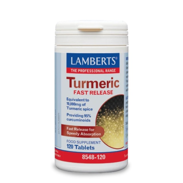 Lamberts Turmeric Fast Release 120 Ταμπλέτες 8548-120