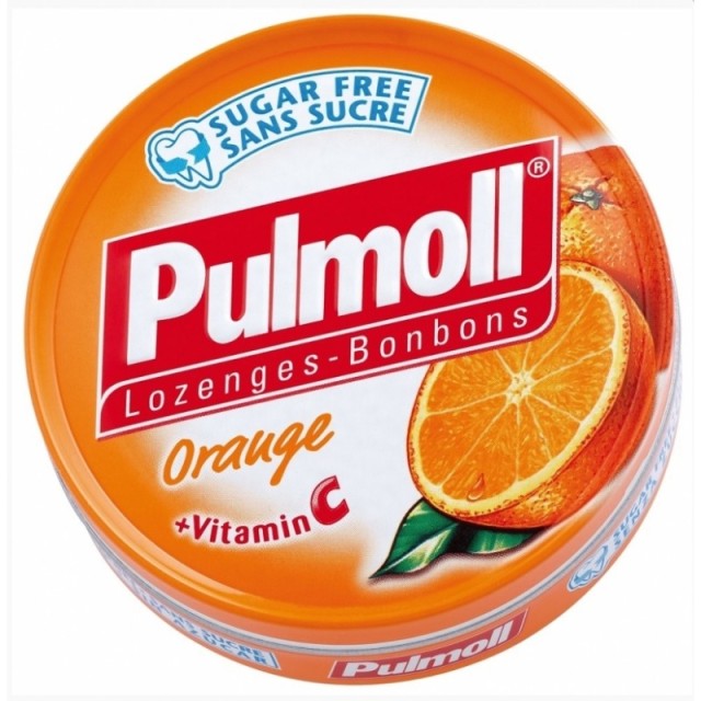 PULMOLL Καραμέλες με Πορτοκάλι & Βιταμίνη C 45gr