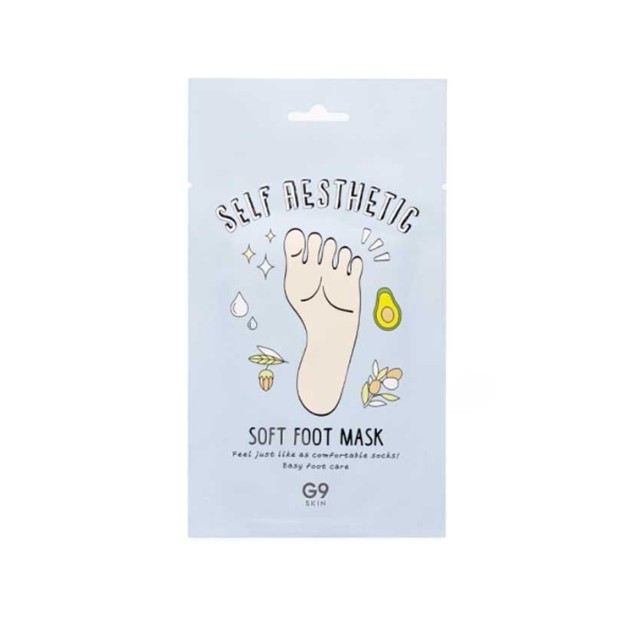 G9 Skin Self Aesthetic Soft Foot Mask Μάσκα Ποδιών 2τμχ