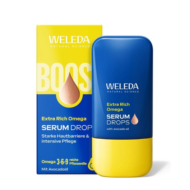 Weleda Extra Rich Omega 3,6 & 9 Booster Drops Serum Ορός Προσώπου Εντατικής Θρέψης 30ml