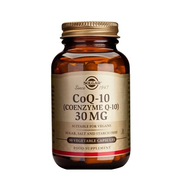 Solgar Coenzyme Q-10 30mg Συμπλήρωμα Διατροφής Με Συνενζυμο Q10, 90 Φυτικές Κάψουλες