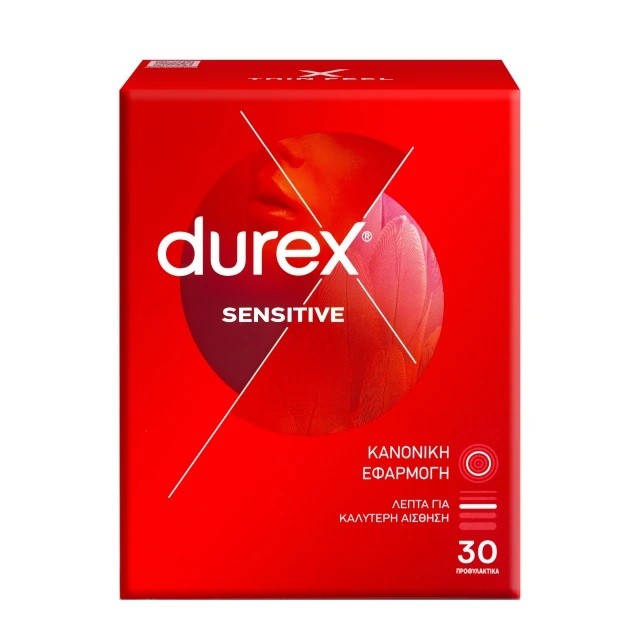 DUREX Sensitive Thin Feel, Προφυλακτικά  Εξαιρετικά Λεπτά 30τμχ