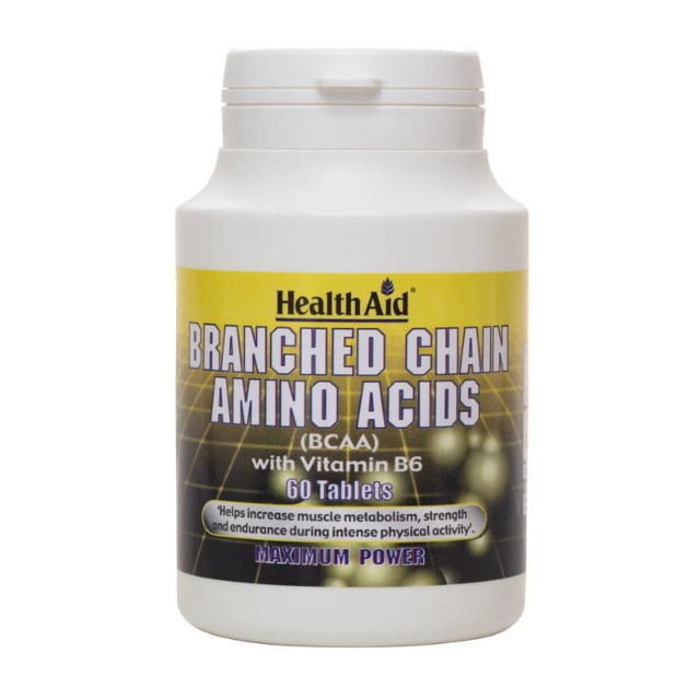 Health Aid Branched Chain Amino Acids (BCAA) With B6 60 Ταμπλέτες