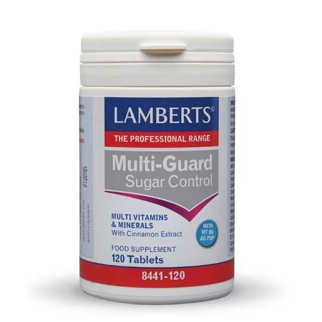 Lamberts Multi-Guard Sugar Control Πολυβιταμίνες 120 Ταμπλέτες (8441-120)