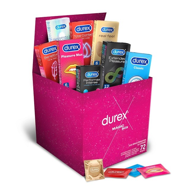 Durex Προφυλακτικά Magic Box, 72 Τεμάχια