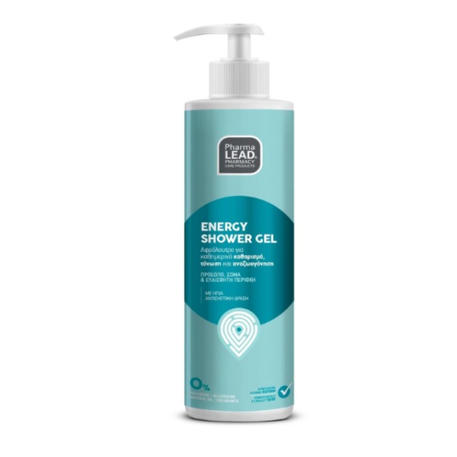 PharmaLead Energy Shower Gel Αφρόλουτρο για Τόνωση & Αναζωογόνηση 500ml