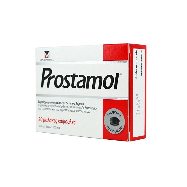 MENARINI Prostamol Συμπλήρωμα Διατροφής για τον Προστάτη, 30caps