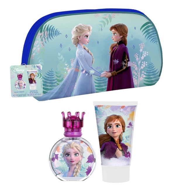 AIR-VAL Promo Disney Frozen II Eau de Toilette Άρωμα για Παιδιά 50ml & Shower Gel Αφρόλουτρο για Παιδιά 100ml & Νεσεσέρ